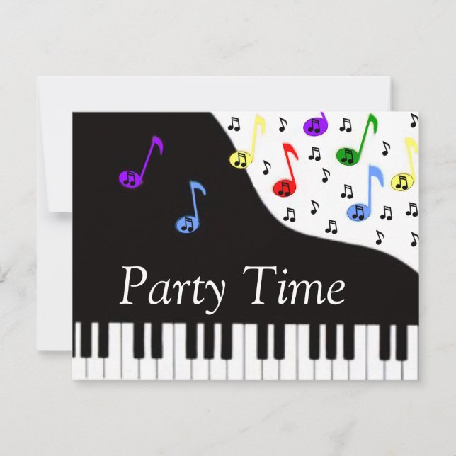 Customise ALL Text (Front & Back) Invitation (Front)