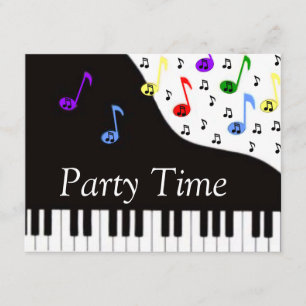 Customise ALL Text (Front & Back) Invitation