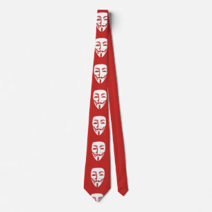 Customise Anonymous face party Tie