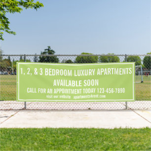 Customise Apartments For Rent Multi Coloured Large Banner