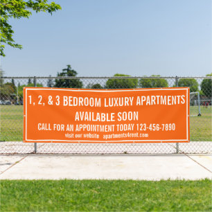 Customise Apartments For Rent Multi Coloured Large Banner