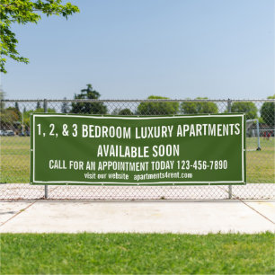Customise Apartments For Rent Multi Coloured Large Banner