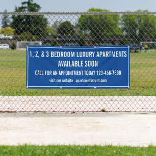 Customise Apartments For Rent Multi Coloured Small Banner