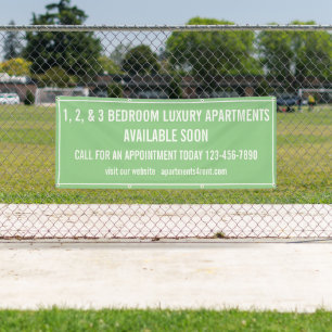 Customise Apartments For Rent Multi Coloured Small Banner