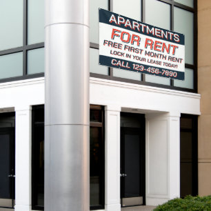 Customise Apartments For Rent or Lease Banner