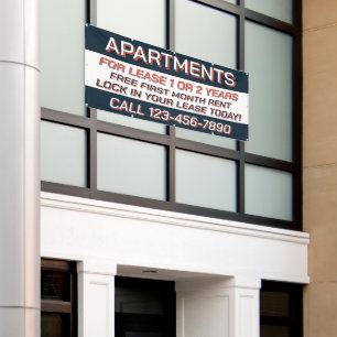 Customise Apartments For Rent or Lease Banner