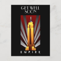 Customise Art Deco Postcard Empire State Building