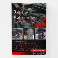Customise Auto Repair Garage Service List With Log