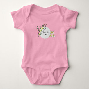 Customise baby girl bodysuit