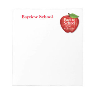 Customise Back to School Notepad