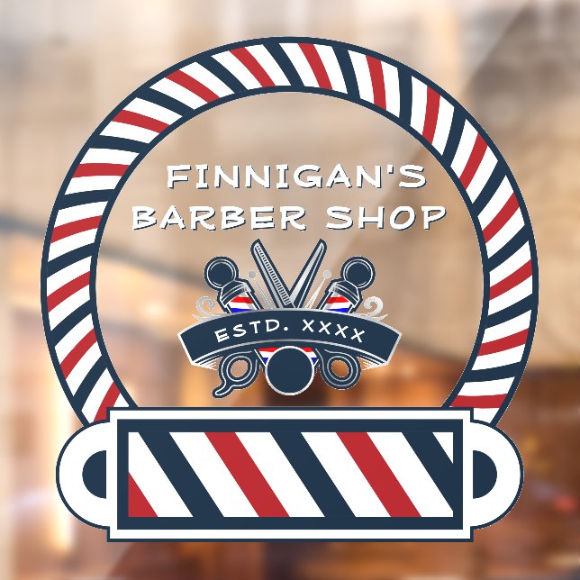 Customise Barber Shop Pole Colours Front  (Sheet 2)
