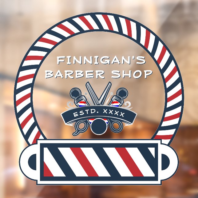 Customise Barber Shop Pole Colours Front  (Sheet 2)