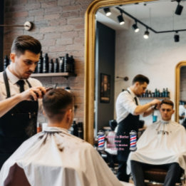 Customise Barber Shop Poles Barber Station Mirror