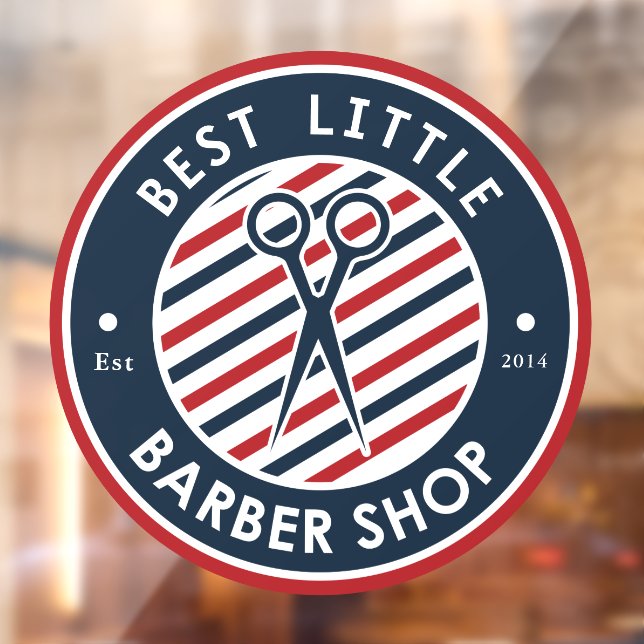 Customise Barber Shop Scissors Pole Colours Busine (Sheet 2)