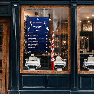 Customise Barber Shop Very Detailed Price List