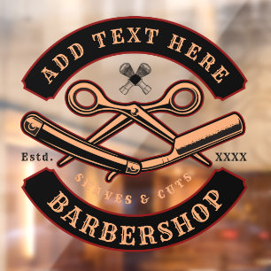 Customise Barbershop Business Front