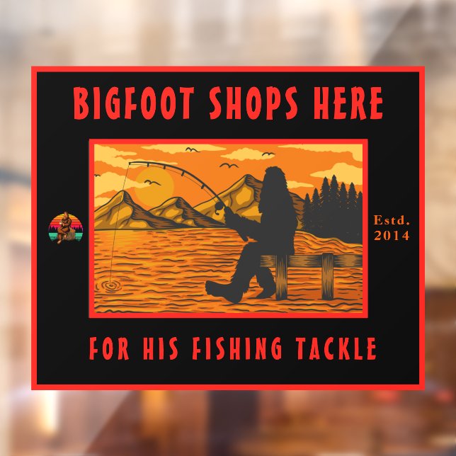 Customise Bigfoot Fishing Tackle Shop Logo (Sheet 2)