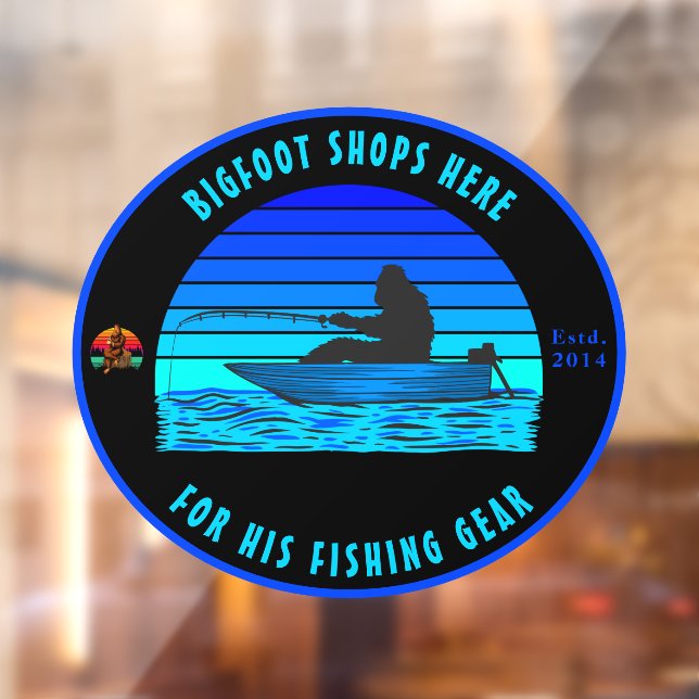 Customise Bigfoot Fishing Tackle Shop Logo Front  (Sheet 2)