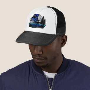 Customise Blue OTR Freight Hauling Trucker Hat