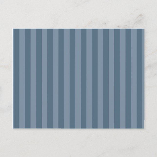 Customise Blue Stripes Postcard (Front)