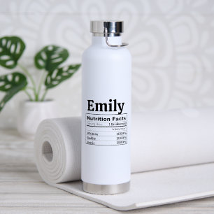 Customise Bridesmaid Personalise Bride Maid Honour Water Bottle
