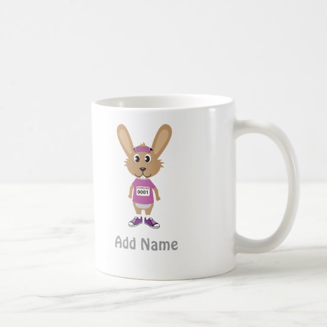Customise Bunny Runner Coffee Mug (Right)