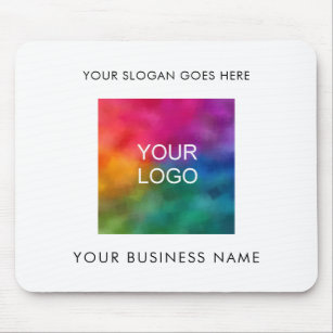 Customise Business Company Logo Add Your Text Mouse Pad