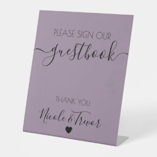Customise: Calligraphy Sign Our Guestbook Wedding