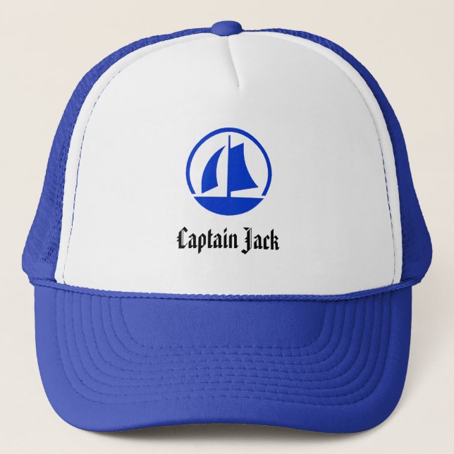 Customise "Captain Jack" Sailor's Father's Day Hat (Front)