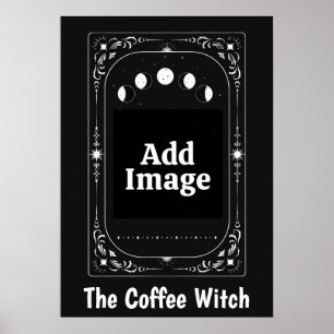 Customise Celestial Tarot Zodiac Gift Coffee Witch Poster
