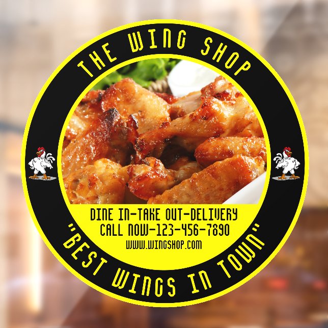 Customise Chicken Wing Restaurant Large Front  (Sheet 2)