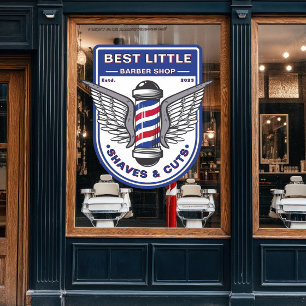 Customise Classic Barber Shop Traditional Pole