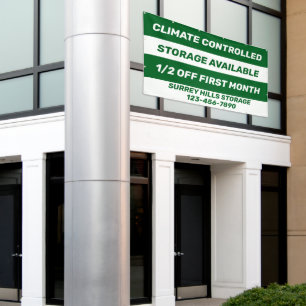 Customise Climate Controlled Storage Units Availab Banner
