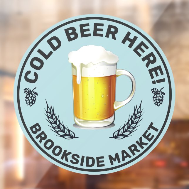 Customise Cold Beer Here Convenience Store Front  (Sheet 2)