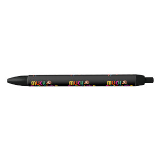 Customise colourful thank you theme black  black ink pen
