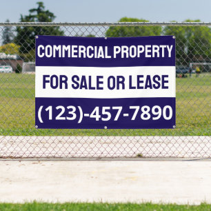 Customise Commercial Property For Sale Or Lease Banner