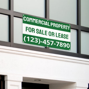 Customise Commercial Property For Sale Or Lease Banner
