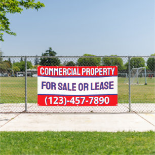 Customise Commercial Property For Sale Or Lease Banner