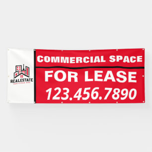 Customise Commercial Space For Lease Company Logo Banner