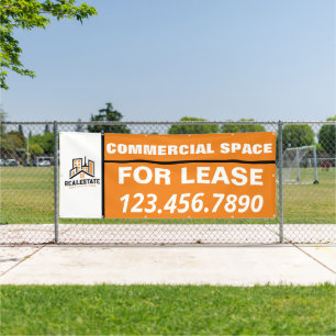 Customise Commercial Space For Lease Company Logo Banner