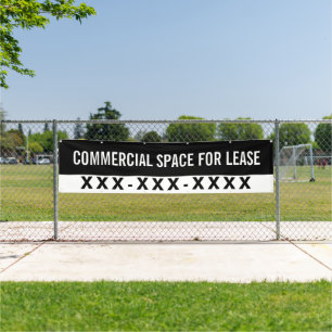 Customise Commercial Space For Lease Fence Banner