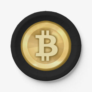 Customise Cool Bitcoin Paper Plate