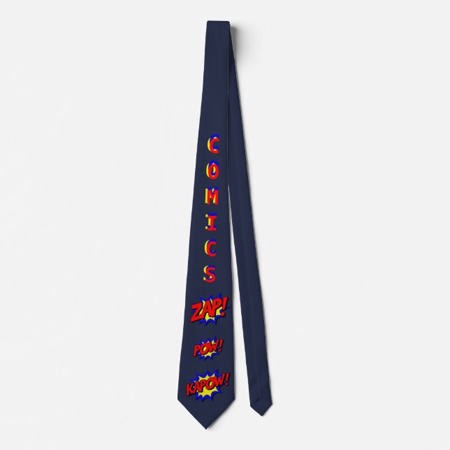 Customise Cool Comics Party Tie (Front)