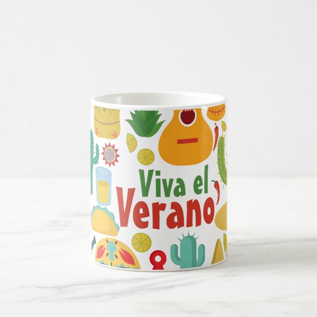 Customise Cool Mexico Monuments Design Coffee Mug (Center)