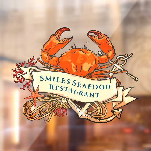 Customise Crab Seafood Anchor Restaurant Front  (Sheet 2)