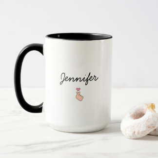 Customise Create your name stylish coffee mug
