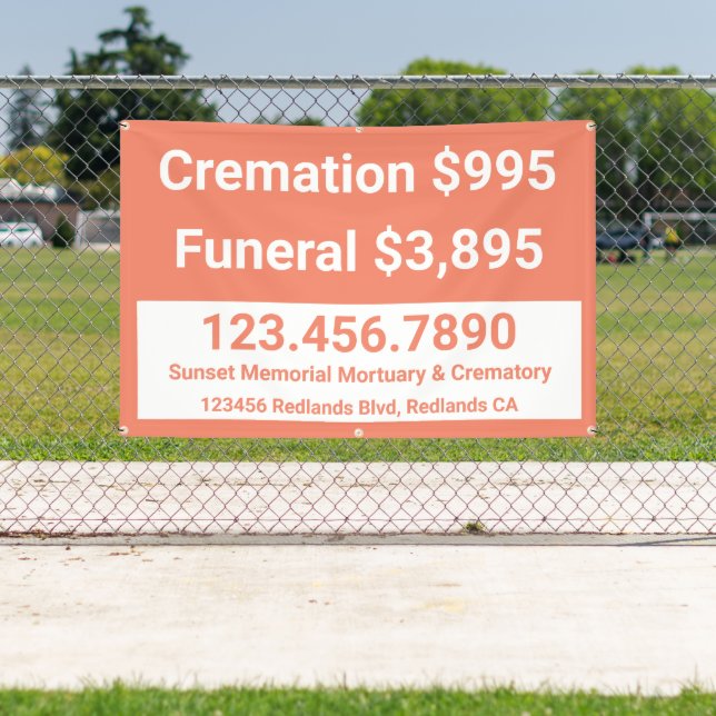 Customise Cremation Funeral Services  Banner (Insitu)