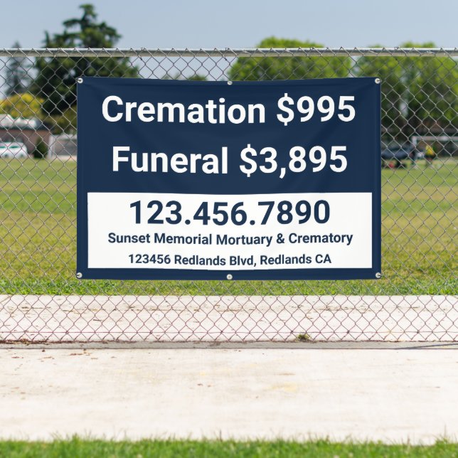 Customise Cremation Funeral Services  Banner (Insitu)