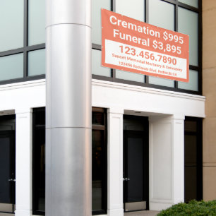 Customise Cremation Funeral Services Large Banner