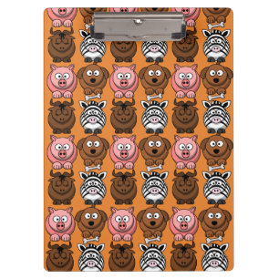 Customise Cute Child Animals Clipboard fro Kids